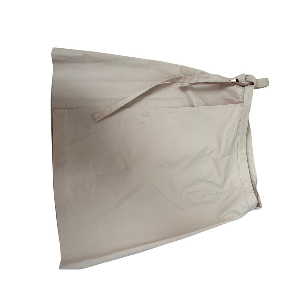 Giorgio Armani Golf Wrap Skirt Beige Cotton Mini Skirt Italy Size 42 - Picture 8 of 9